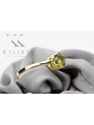 Inel Vintage bijuterii Peridot galben Aur galben 14K vrc366y
